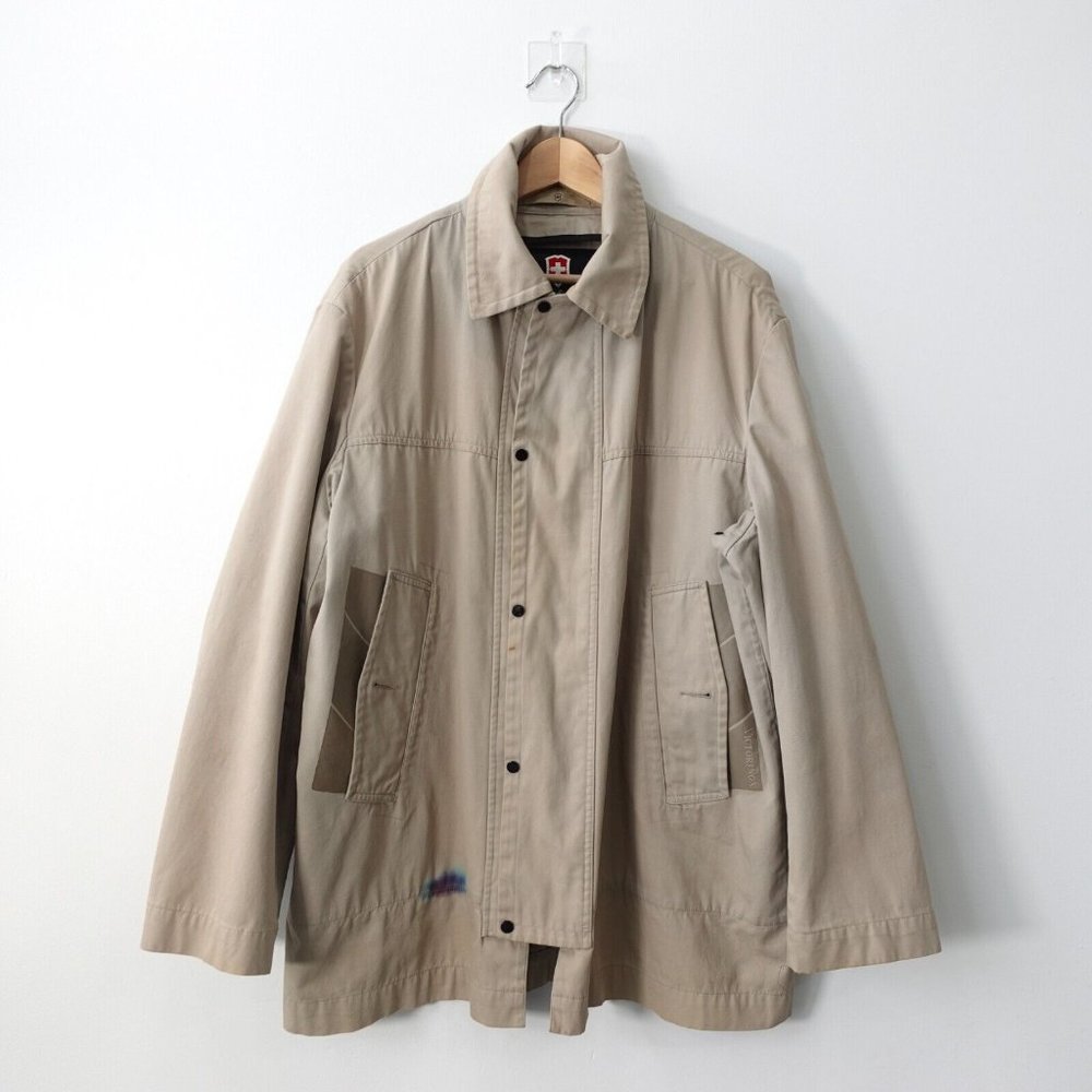 Neutral‎ Granpacore Jacket Men L Tan Chore Utility Barn Field Vintage VICTORINOX